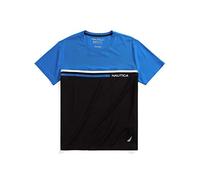 Nautica - Camiseta Navtech Colorblock para Hombre, Azul (Spinner Blue), X-Large