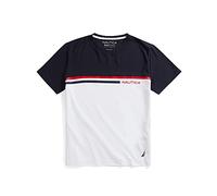 Nautica - Camiseta Navtech Colorblock para Hombre, Marino, Large