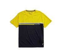 Nautica - Camiseta Navtech Colorblock para Hombre, Zest, Small