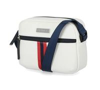 Nautica Candid Camera Adjustable Crossbody, Bandolera para Mujer, Bowline White, Talla única