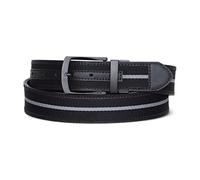Nautica Cinturón reversible de piel para hombre, negro, 44, Negro, Größe: 44