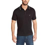 Nautica Men's Classic Fit Short Sleeve Dual Tipped Collar Polo Shirt
