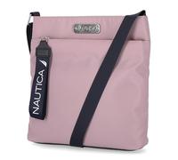 Nautica Diver Nylon Small Womens Crossbody Bag Purse With Adjustable Shoulder Strap Diver Nylon Small Womens Crossbody Bag Purse With Adjustable Shoulder Strap, Rosa morada, Einheitsgröße