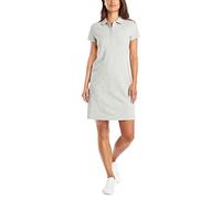 Nautica Easy Classic-Vestido Polo de algodón elástico de Manga Corta Informal, Gris, XL para Mujer