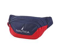 Nautica Fanny Pack, Riñonera Unisex Adulto, Azul Marino/Rojo, Talla única