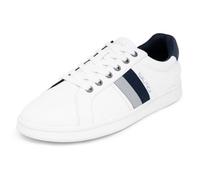 Nautica Galley Zapatos para Bote para Hombre, White Grey Navy-henrey, 43 EU