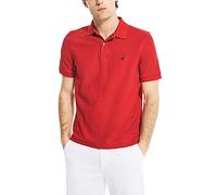 Nautica Hombre K41050 Polo Transpirable para Mejorar Su Comodidad Rojo, XX-Small