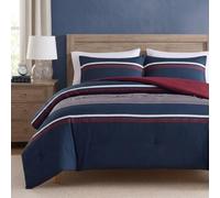 Nautica Home Mineola Juego de edredón King, Size_Name | Suave y acogedor, comodidad para todas las estaciones, calidez ligera, capas de dormitorio, fácil cuidado