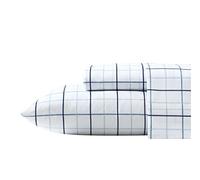 Nautica - Juego de sábanas Queen, Juego de sábanas bajeras y Fundas de Almohada, decoración Casual para el hogar (Azul Clarkson, Queen)