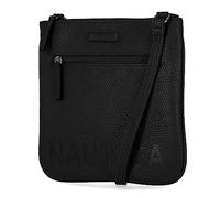 Nautica Lakeside Signature Jaquard North South - Bolso cruzado para mujer, Negro (fuera y alrededor), Talla única