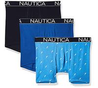 Nautica Men's 3-Pack Classic Underwear Cotton Stretch Boxer Brief
