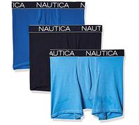 Nautica Men's 3-Pack Classic Underwear Cotton Stretch Boxer Brief