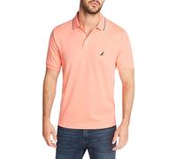 Nautica Men's Classic Fit Short Sleeve Dual Tipped Collar Polo Shirt