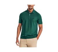 Nautica Men's Classic Short Sleeve Solid Polo Shirt, Tidal Green, 3X-Large