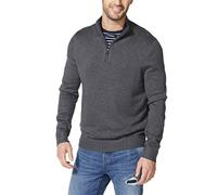 Nautica Men's Quarter-Zip Sweater Suéter, Gris, XXL para Hombre