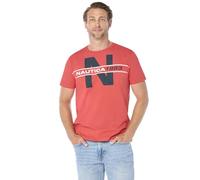 Nautica Men's Short Sleeve 100% Cotton Classic Logo Series Graphic tee