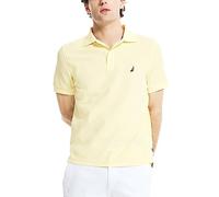 Nautica Men's Short Sleeve Solid Deck Polo, Corn, X-Small