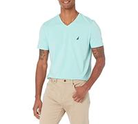 Nautica Men's Short Sleeve Solid Slim Fit V-Neck T-Shirt