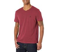 Nautica Men's Short Sleeve Solid Slim Fit V-Neck T-Shirt