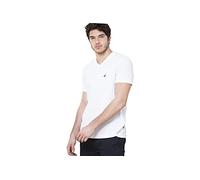 Nautica Men's Short Sleeve Solid Slim Fit V-Neck T-Shirt, Bright White, XX-Large