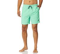Nautica Men's Solid Quick Dry Classic Logo Swim Trunk