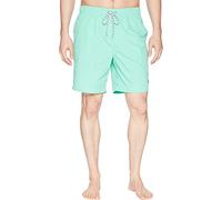 Nautica Men's Solid Quick Dry Classic Logo Swim Trunk, Mint Spring, XX-Large