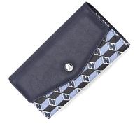 Nautica Money Manager - Cartera Delgada y pequeña RFID para Mujer, Tarjetero de crédito con Monedero y Cartera con Cremallera, Organizador de Embrague para Mujer, Azul Glacial, Talla única