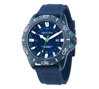 Nautica NSR - Reloj con correa de silicona, color azul