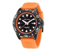 Nautica Nsr - Reloj de cuarzo para hombre, diseño moderno, cód. NAPNRS405, naranja., Clásico