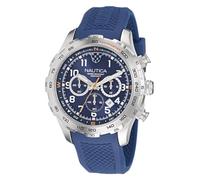 Nautica NST - Reloj de Pulsera de Silicona Azul para Hombre (Modelo: NAPNSS602)