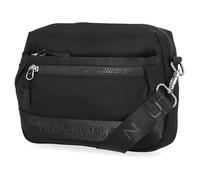 Nautica Nylon Bean Crossbody Bag with Adjustable Shoulder Strap, Bandolera Mujer, Tonal Negro, Talla única