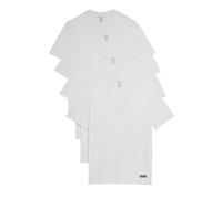 Nautica Pack de 4 Camisetas de algodón para Hombre, edición Limitada, Cuello en V, 4 Unidades, algodón, edición Limitada, Cuello en V, 4 Unidades, Logotipo de la Bandera White-Nautica XL