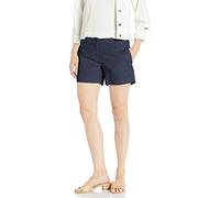 Nautica Pantalones Cortos cómodos de algodón elástico para Mujer, Azul Marino, 32