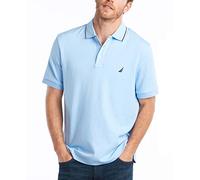 Nautica Polo con Cuello de Doble Punta de Manga Corta Clásica, Noon Blue, M Hombre, Noon Blue., M
