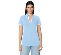 Nautica, Polo de algodón elástico para Mujer, Azul (Della Robbia Blue), M