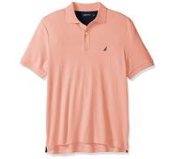 Nautica Polo de algodón Suave y de Manga Corta para Hombre, Coral Sands, 1X/Grande