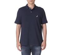 Nautica - Polo de piqué de Manga Corta para Hombre - Azul - Small