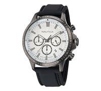 Nautica Reloj Analógico para Hombres de Cuarzo con Correa en Silicona NAPBOS501
