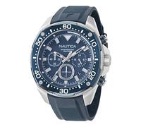 Nautica Reloj cronógrafo NCT Blue Sail para Hombre, Azul/Azul/Plateado, Moderno