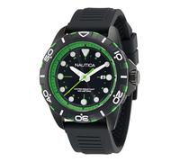 Nautica Reloj de pulsera de silicona negra para hombre (modelo: NAPNRS402), Negro -, Moderno