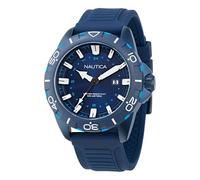 Nautica Reloj de silicona NSR para hombre, Azul/azul/azul, Moderno