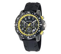 Nautica Riding Sail NAPRSS605 - Reloj con Correa de Silicona Negra para Hombre