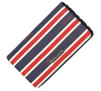 Nautica Seaside - Cartera delgada RFID para mujer, tarjetero de crédito con monedero, organizador pequeño para mujer con ventana de identificación, índigo/rojo/blanco, One Size
