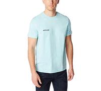 Nautica Short Sleeve Solid Crew Neck Camiseta, Mist Harbor, S