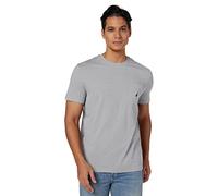 Nautica Solid Crew Neck Short-Sleeve Pocket T-Shirt Camiseta, Gris (Grey Heather 0gh), Medium (Tamaño del Fabricante:M) para Hombre