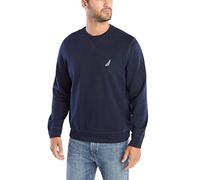 Nautica Sudadera básica de Lana, Cuello Redondo, para Hombre - Azul - Small