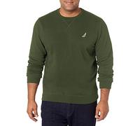 Nautica Sudadera básica de Lana para Hombre, Cuello Redondo, Pine Forest, Large