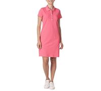 Nautica Vestido de Polo de algodón elástico de Manga Corta fácil para Mujer, Rosa, XL