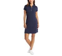 Nautica - Vestido Tipo Polo de algodón elástico de Manga Corta para Mujer, Azul Marino Mares, XS