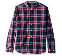 Nautica W73136 Camisa Casual, Hombre, Rojo (Red), NA (Tamaño del Fabricante:L)